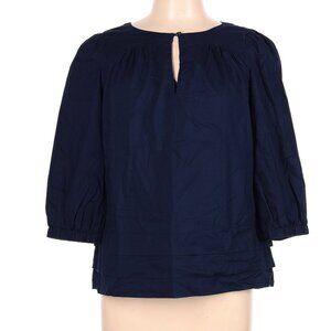 old navy blue peasant top